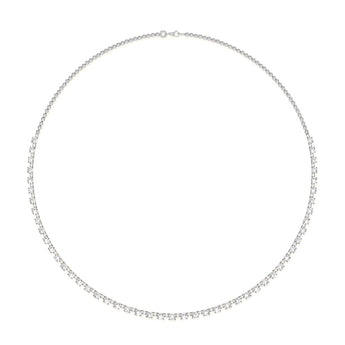 Luminesce Lab Grown 6 Carat Diamond Necklace in 10ct White Gold