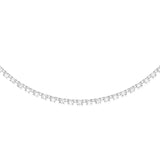 Luminesce Lab Grown 6 Carat Diamond Necklace in 10ct White Gold