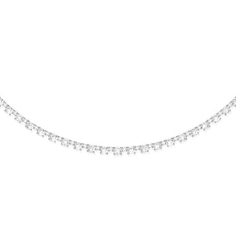 Luminesce Lab Grown 6 Carat Diamond Necklace in 10ct White Gold