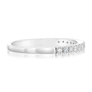 Luminesce Lab Grown 1/4 Carat Diamond Eternity Ring in Sterling Silver