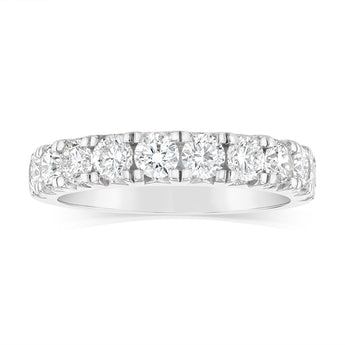 Luminesce Lab Grown 1.5 Carat Diamond Eternity Ring in Sterling Silver