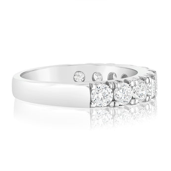 Luminesce Lab Grown 1.5 Carat Diamond Eternity Ring in Sterling Silver