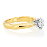 Luminesce Lab Grown 18ct Yellow Gold 1 Carat Diamond Ring