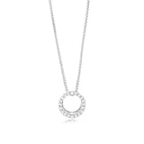Luminesce Lab Grown 1/10 Carat Diamond Circle of Life Pendant in Sterling Silver