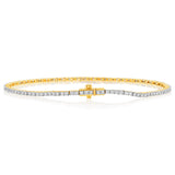 1 Carat Luminesce Lab Grown Diamond Tennis Bracelet in 9ct Yellow Gold