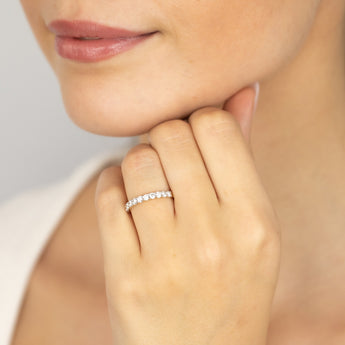 Luminesce Lab Grown 18ct Yellow Gold 1/2 Carat Diamond Eternity Ring