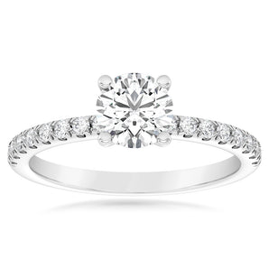 Luminesce Lab Grown Platinum 1 Carat Diamond Ring