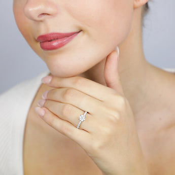 Luminesce Lab Grown Platinum 1 Carat Diamond Ring