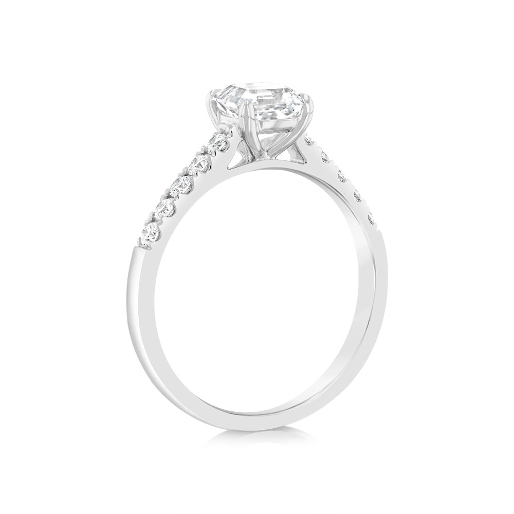 Platinum Riser Lab Luminesce Lab Grown Platinum 1.2 Carat Diamond Ring– Shiels Jewellers