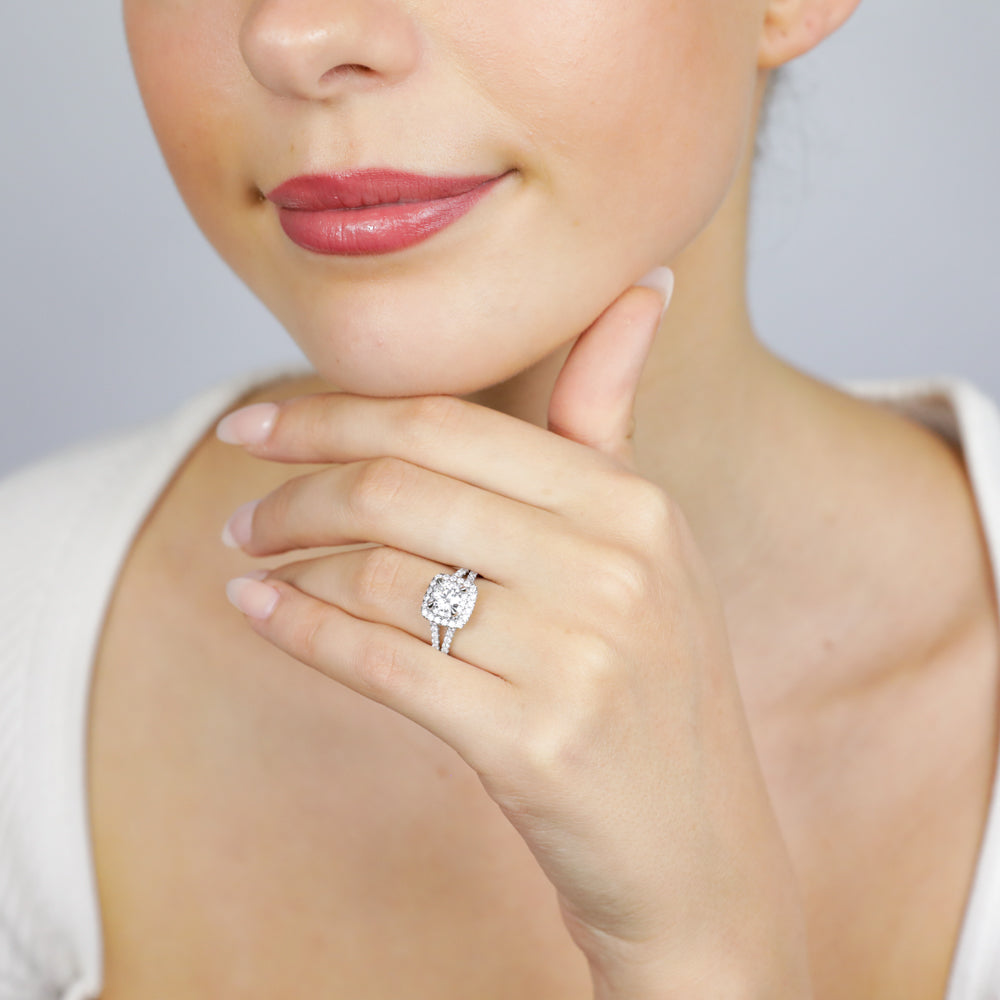 Platinum Riser Lab Luminesce Lab Grown Platinum 1.2 Carat Diamond Ring– Shiels Jewellers
