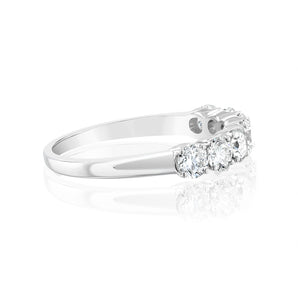 Luminesce Lab Grown Platinum 1 Carat Diamond Eternity Ring