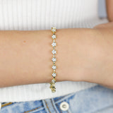 Luminesce Lab Grown 1.9 Carat Diamond 18cm Bracelet in 9ct Yellow Gold