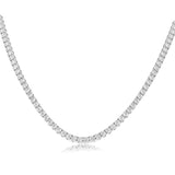 Luminesce Lab Grown 12 Carats Diamond Tennis Necklace in 9ct White Gold