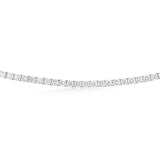 Luminesce Lab Grown 12 Carats Diamond Tennis Necklace in 9ct White Gold