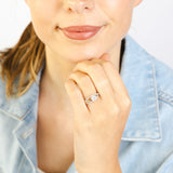 Luminesce Lab Grown 0.90 Carat Diamond Ring in 9ct Yellow Gold