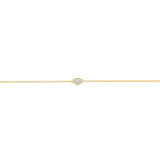 Luminesce Lab Grown 1/6 Carat Diamond Bracelet in 9ct Yellow Gold