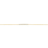 Luminesce Lab Grown 1/6 Carat Diamond 17.5cm in 9ct Yellow Gold