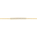 Luminesce Lab Grown 1/6 Carat Diamond 17.5cm in 9ct Yellow Gold