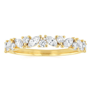 Luminesce Lab Grown 0.60 Carat Diamond Ring in 9ct Yellow Gold