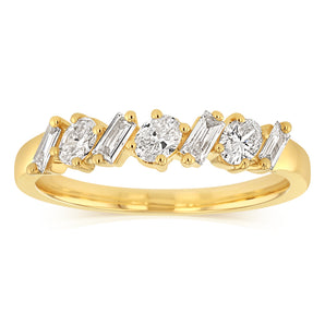 Luminesce Lab Grown 0.40 Carat Diamond Ring in 9ct Yellow Gold
