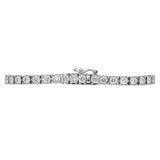Luminesce Lab Grown 3 Carat Diamond Tennis Bracelet in 9ct White Gold