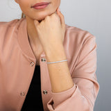 Luminesce Lab Grown 5 Carat Diamond Tennis Bracelet in 9ct White Gold