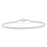 Luminesce Lab Grown 1 Carat Diamond Tennis Bracelet in Sterling Silver