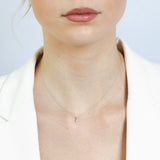 Luminesce Lab Grown 1/10 Carat Diamond Pendant on Chain in 9ct White Gold