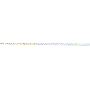 Luminesce Lab Grown 2 Carats Diamond Tennis Bracelet in Gold Plated Silver