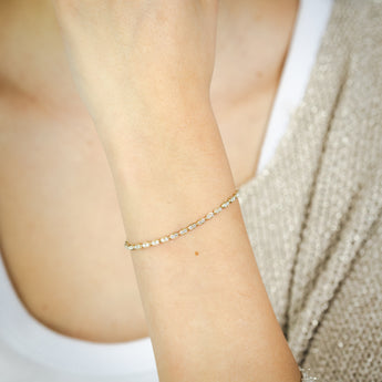 Luminesce Lab Grown Diamond 1 Carat Fancy Bracelet in 9ct Yellow Gold