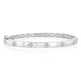 Luminesce Lab Grown 1/3 Carat Diamond Bangle in Sterling Silver
