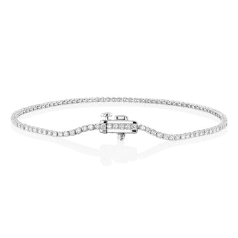 Luminesce Lab Grown 1.00 Carat Diamond Tennis Bracelet in Platinum