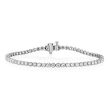 Luminesce Lab Grown 3 Carat Diamond Tennis Bracelet in Platinum