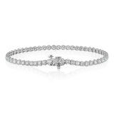 Luminesce Lab Grown 4 Carat Diamond Tennis Bracelet in Platinum