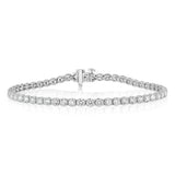 Luminesce Lab Grown 5 Carat Diamond Tennis Bracelet in Platinum