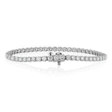 Luminesce Lab Grown 5 Carat Diamond Tennis Bracelet in Platinum