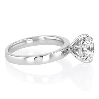 Luminesce Lab Grown 2 Carat Diamond Solitaire Ring in Platinum