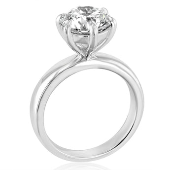 Luminesce Lab Grown 3 Carat Diamond Solitaire Ring in Platinum