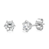 Luminesce Lab Grown 1 Carat Diamond Stud Earrings in Platinum