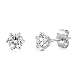 Luminesce Lab Grown 1.5 Carat Diamond Stud Earring in Platinum