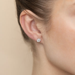 Luminesce Lab Grown 1.5 Carat Diamond Stud Earring in Platinum