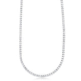 Luminesce Lab Grown 6 Carat Diamond 40cm Tennis Necklace in 9ct White Gold
