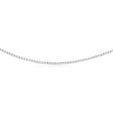 Luminesce Lab Grown 10 Carat Adjustable Tennis Necklace in Sterling Silver