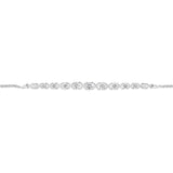 Luminesce Lab Grown 1/2 Carat Diamond Bracelet in Sterling Silver