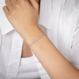 Luminesce Lab Grown 1/2 Carat Diamond Bracelet in Sterling Silver