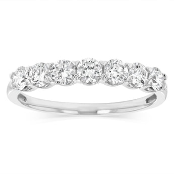 Luminesce Lab Grown 3/4 Carat Eternity Ring in Sterling Silver