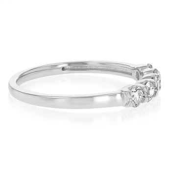 Luminesce Lab Grown 1/4 Carat Eternity Ring in Sterling Silver