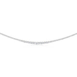 Luminesce Lab Grown 10 Carats Diamond Tennis Necklace in 9ct Yellow Gold