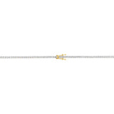 Luminesce Lab Grown 10 Carats Diamond Tennis Necklace in 9ct Yellow Gold