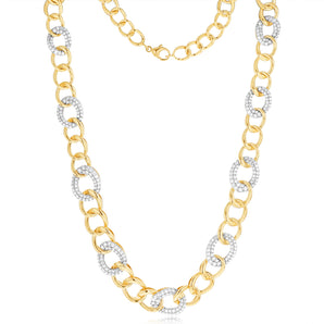 Luminesce Lab Grown 4.5 Carat Diamond Necklace in 9ct Yellow Gold